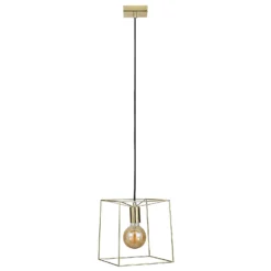 Edge 1 Light Pendant - Polished Brass -Home Lighting 13208312 4574896913196046