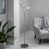 Orb 3 Light Floor Lamp - Nickel Smoke -Home Lighting 13208323 1684896913458471