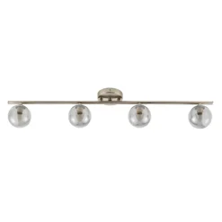 Orb 4 Lamp Spotlight Bar - Nickel Smoke -Home Lighting 13208325 5484896913544613