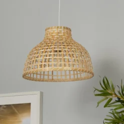 Belle Bamboo Woven Light Shade - Medium -Home Lighting 13222273 4595042044270410
