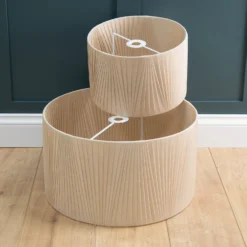 Raye Champagne Drum Pleated Silk Shade - 45cm -Home Lighting 13222471 1534944148269033