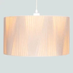 Raye Champagne Drum Pleated Silk Shade - 45cm -Home Lighting 13222471 2084901095547703