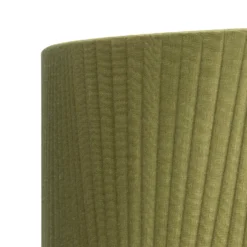 Raye Olive Drum Pleated Silk Shade - 45cm -Home Lighting 13222472 7114901095660740