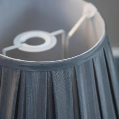 Raye Duck Egg Pleated Taper Silk Shade - 40cm -Home Lighting 13222473 2194946174587101