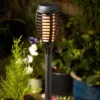 Party Flame Effect Solar Garden Torch - 4 Pack -Home Lighting 13280799 1675042101628214