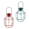 House Beautiful Firefly Solar Powered Caged Lantern -Home Lighting 13280804 1935024504136615