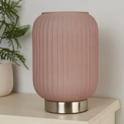 Pearl Frosted Table Lamp - Rose -Home Lighting 13445403 7315042045022156