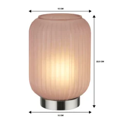 Pearl Frosted Table Lamp - Rose -Home Lighting 13445403 8665042045103297