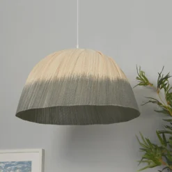 House Beautiful Ibiza Bamboo Shade - Blue Ombre -Home Lighting 13445405 5875042048993307
