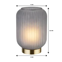 Pearl Frosted Table Lamp - Navy -Home Lighting 13445407 1065042048335521