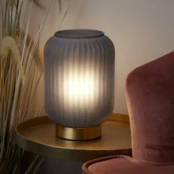 Pearl Frosted Table Lamp - Navy -Home Lighting 13445407 4585042048254716