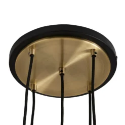 Shoreditch Five Light Cluster Light - Champagne & Brass -Home Lighting 13453783 1654915324314387