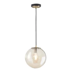 Shoreditch Glass Pendant Light - Champagne & Brass 7 Shoreditch Glass Pendant Light - Champagne & Brass -Home Lighting 13453791 5144915324401567