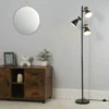 Balham 3 Light Floor Lamp - Black & Brass -Home Lighting 13525828 1135042072769831
