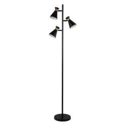 Balham 3 Light Floor Lamp - Black & Brass 12 Balham 3 Light Floor Lamp - Black & Brass -Home Lighting 13525828 1995042072910660