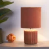 Phoebe Ceramic Table Lamp - Rust -Home Lighting 13525839 7645020301272944