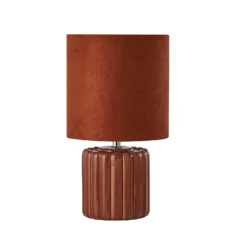 Phoebe Ceramic Table Lamp - Rust -Home Lighting 13525839 8464962282341481