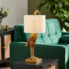 Crane Table Lamp - Gold & Oatmeal -Home Lighting 13528282 8045009393217402