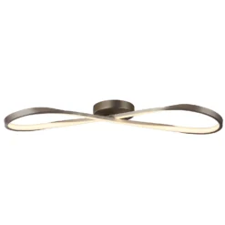 Austin LED Flush Ceiling Light - Satin Nickel 8 Austin LED Flush Ceiling Light - Satin Nickel -Home Lighting 13528462 7264976242584852