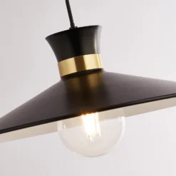 Balham Pendant Ceiling Light - Black & Brass 10 Balham Pendant Ceiling Light - Black & Brass -Home Lighting 13528466 2094976242471347