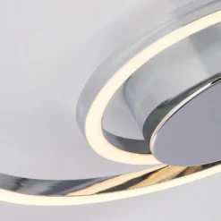 Sasha LED Flush Ceiling Light - Light Chrome -Home Lighting 13528469 1104976242609908