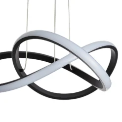 Boston LED Infinity Ceiling Pendant Light - Black -Home Lighting 13529584 1314945395872679