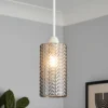 Katya Glass Easy Fit Shade - Smoked -Home Lighting 13529609 1644945396249794