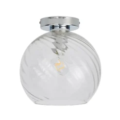 Amy Glass Flush Ceiling Light -Home Lighting 13529618 3944945395855465