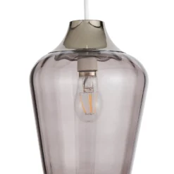Adore Glass Easy Fit Shade - Smoked -Home Lighting 13529624 1414945397096754