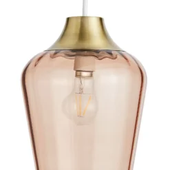 Adore Glass Easy Fit Shade - Amber -Home Lighting 13529636 8114945396408080