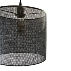 Amina Easy Fit Shade - Black -Home Lighting 13695772 1364959108622728
