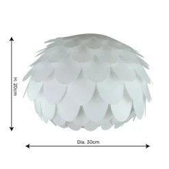 Daisy Easy Fit Shade - White -Home Lighting 13695773 1784959109452594