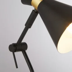 Balham Table Lamp - Black & Brass -Home Lighting 13699652 6294976242853679