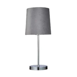 Paris Velvet Table Lamp - Grey 8 Paris Velvet Table Lamp - Grey -Home Lighting 13751359 1634969499107095