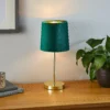 Paris Velvet Table Lamp - Emerald 1 Paris Velvet Table Lamp - Emerald -Home Lighting 13751361 9754969499016654