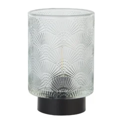 Olivia Battery Powered Table Lamp - Clear -Home Lighting 13764007 1564980120120915