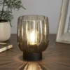 Olivia Battery Powered Table Lamp - Smoke -Home Lighting 13764008 1094980120003009