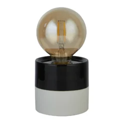 Elle Battery Powered Table Lamp - Black & White 8 Elle Battery Powered Table Lamp - Black & White -Home Lighting 13764009 1674980119844126