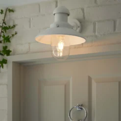 Hereford Outdoor Wall Light - White -Home Lighting 13794244 1064957104393801