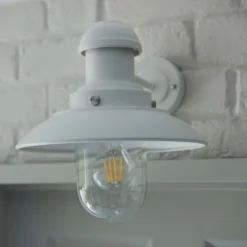 Hereford Outdoor Wall Light - White -Home Lighting 13794244 9174957104316596