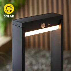 Dannah 50cm Photocell & PIR Solar Outdoor Floor Light - Black 15 Dannah 50cm Photocell & PIR Solar Outdoor Floor Light - Black -Home Lighting 13794248 8764957105754463