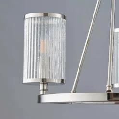 Easton Semi Flush Light - 3lt Nickel -Home Lighting 13794251 5414957105576905