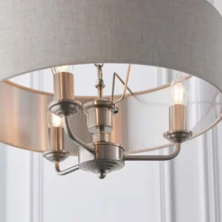 Highclere Pendant Light - 3lt Chrome -Home Lighting 13794253 1674957104396219