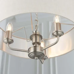 Highclere Pendant Light - 3lt Chrome -Home Lighting 13794253 5544957104310548