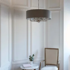 Highclere Pendant Light - 6lt Nickel -Home Lighting 13794254 6564957104095391