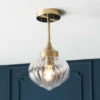 Addington Semi Flush Light - Brass 2 Addington Semi Flush Light - Brass -Home Lighting 13794259 1874957103860155