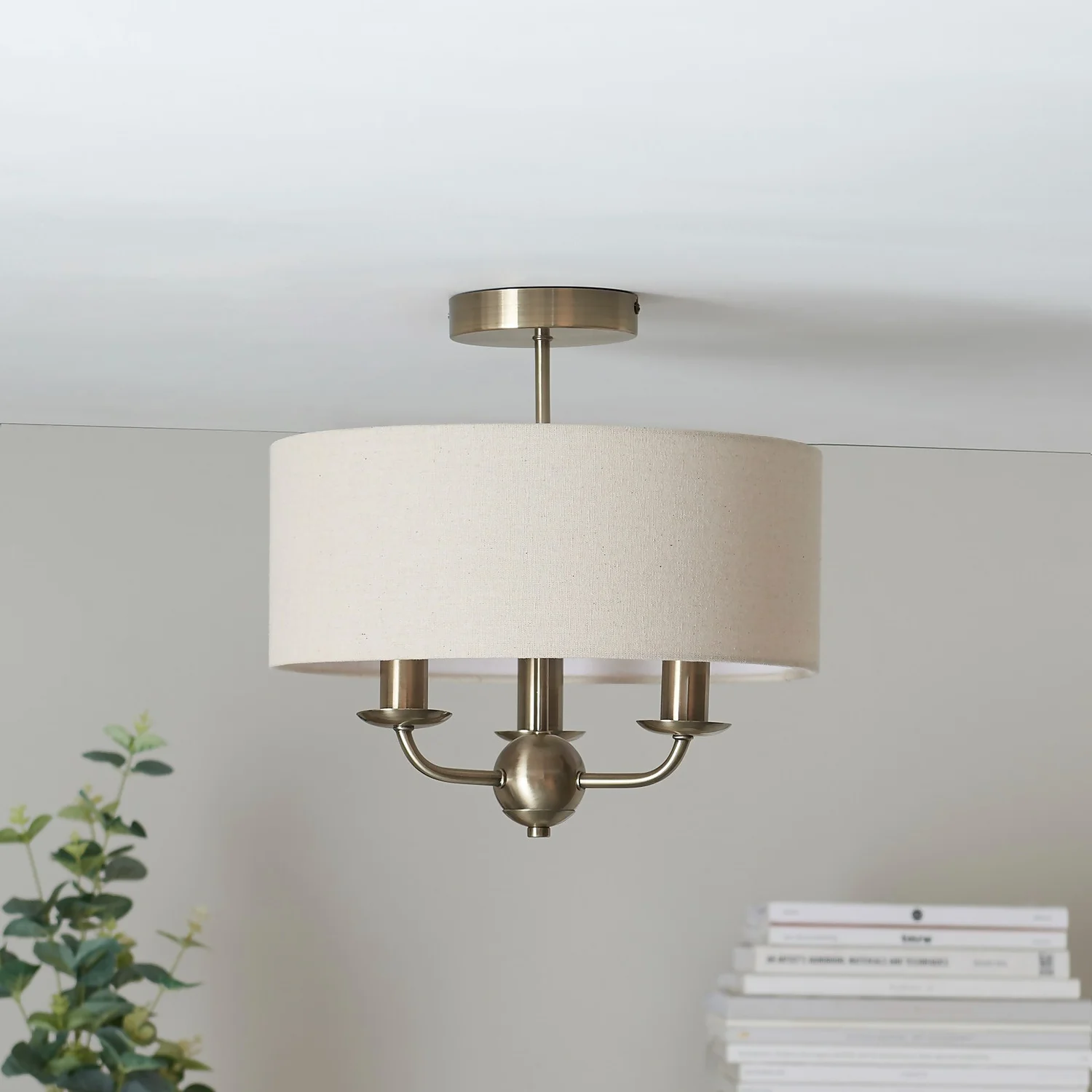Chippenham 3 Light Flush Ceiling Light 7 Chippenham 3 Light Flush Ceiling Light - Image 5