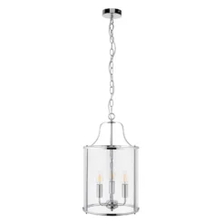 Chester 3 Light Pendant - Chrome -Home Lighting 13865024 2034977253670832