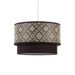 Harper Two Tier Easy-Fit Light Shade - Black 7 Harper Two Tier Easy-Fit Light Shade - Black -Home Lighting 13884616 1204984012531419