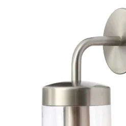 Kew Curved Arm E27 Outdoor Wall Light - Stainless Steel -Home Lighting 13924369 2474980108170073